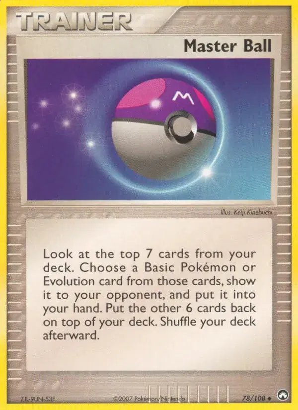 Master Ball Power Keepers 78