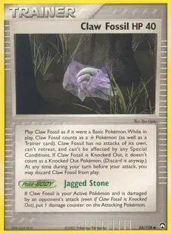 Claw Fossil Power Keepers