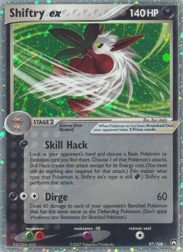 Shiftry ex Power Keepers 97