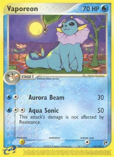 Vaporeon Sandstorm 25