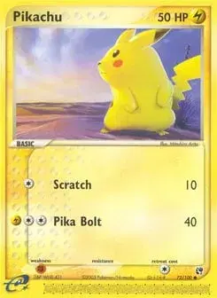 Pikachu Sandstorm