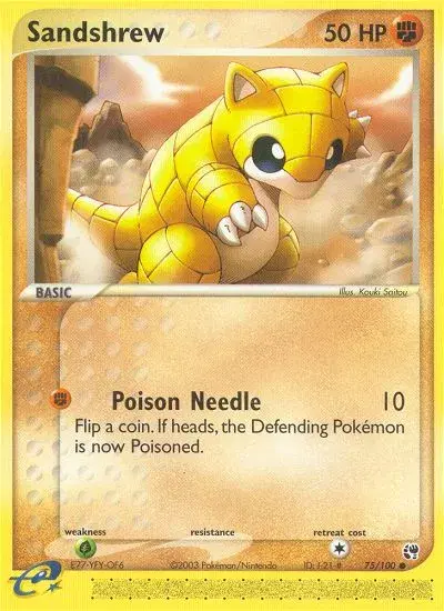 Sandshrew Sandstorm 75