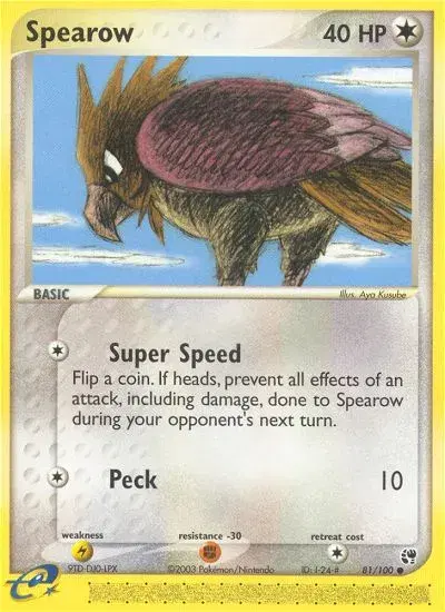 Spearow Sandstorm 81