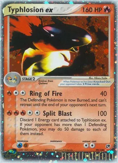 Typhlosion ex Sandstorm 99