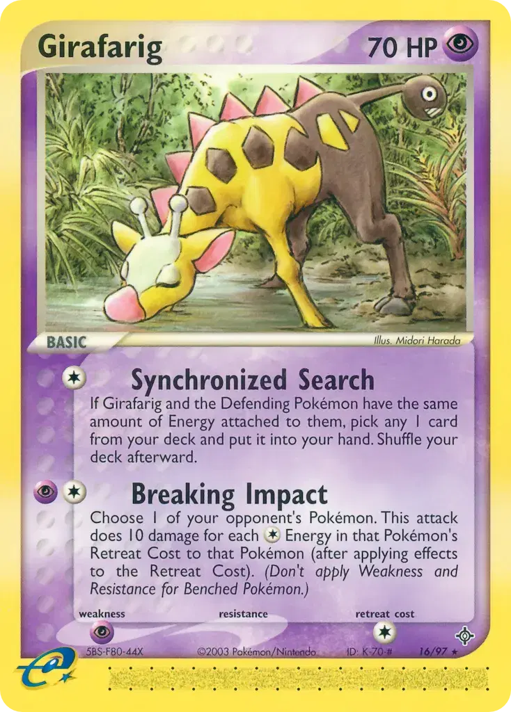 Girafarig Dragon 16