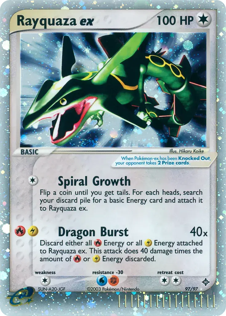 Rayquaza ex Dragon 97