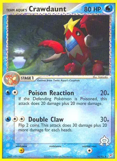 Team Aqua's Crawdaunt Team Magma vs Team Aqua 14
