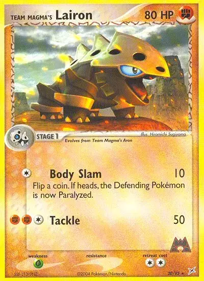 Team Magma's Lairon Team Magma vs Team Aqua 20