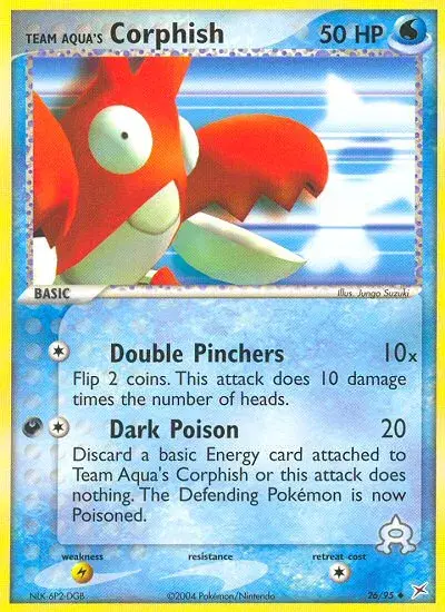 Team Aqua's Corphish Team Magma vs Team Aqua 26