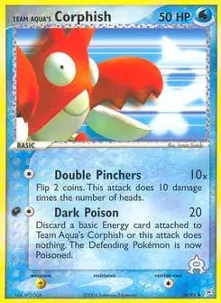Team Aqua's Corphish Team Magma vs Team Aqua