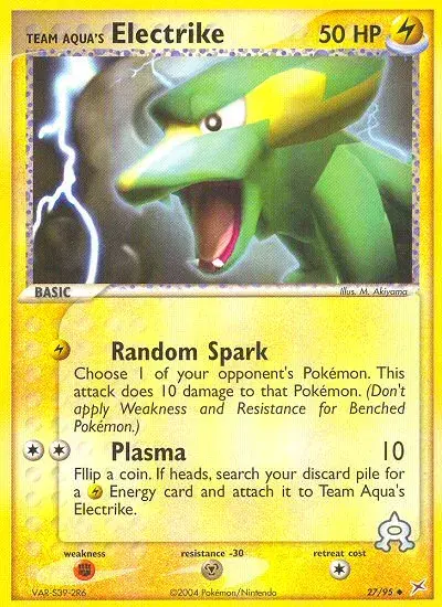 Team Aqua's Electrike Team Magma vs Team Aqua 27
