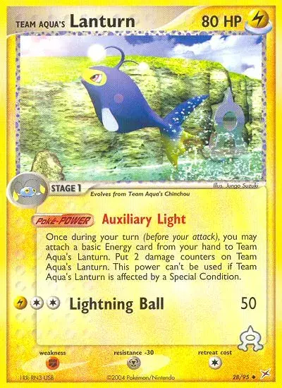 Team Aqua's Lanturn Team Magma vs Team Aqua 28