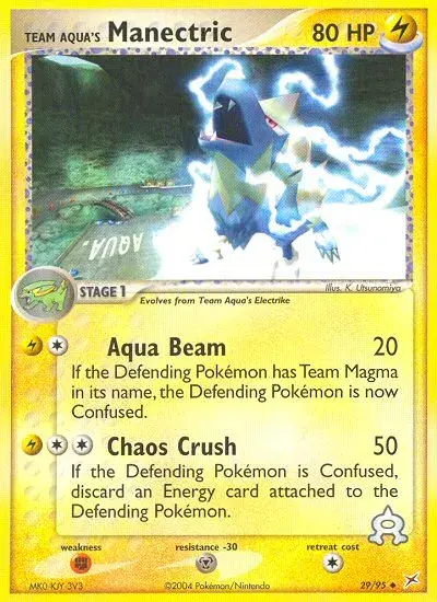 Team Aqua's Manectric Team Magma vs Team Aqua 29