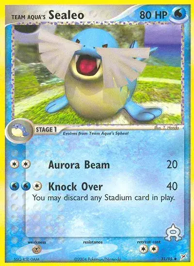 Team Aqua's Sealeo Team Magma vs Team Aqua 31