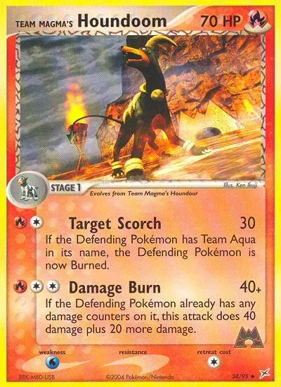 Team Magma's Houndoom Team Magma vs Team Aqua 34
