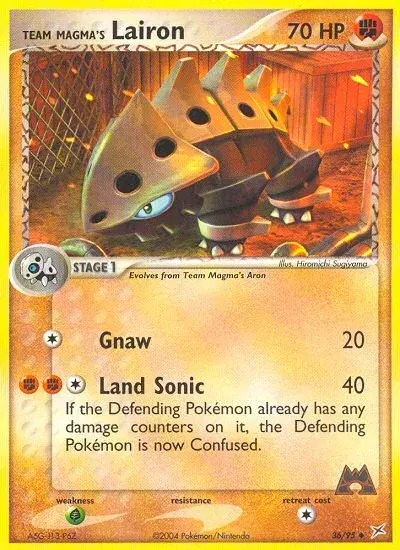Team Magma's Lairon Team Magma vs Team Aqua 36