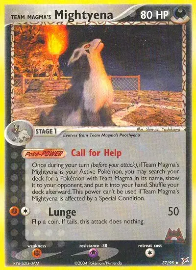 Team Magma's Mightyena Team Magma vs Team Aqua 37