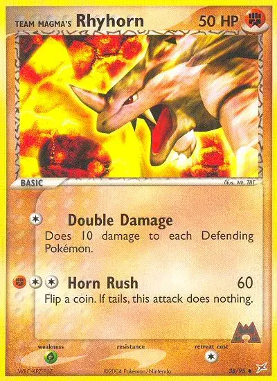 Team Magma's Rhyhorn Team Magma vs Team Aqua 38