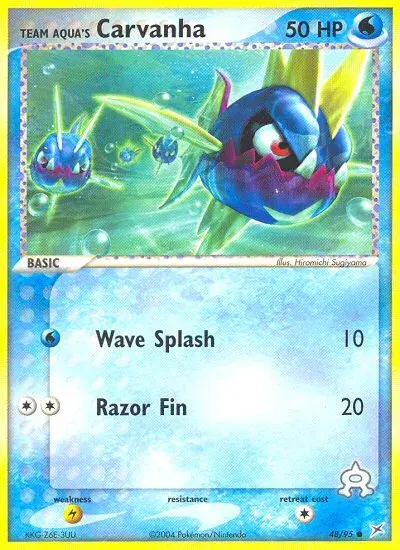 Team Aqua's Carvanha Team Magma vs Team Aqua 48
