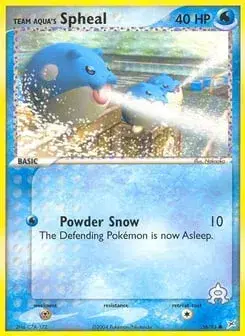 Team Aqua's Spheal Team Magma vs Team Aqua