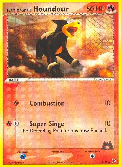 Team Magma's Houndour Team Magma vs Team Aqua 62