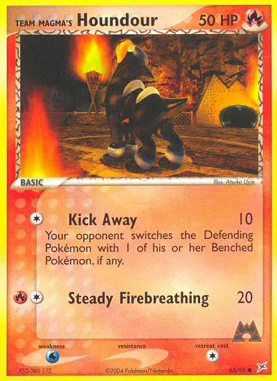 Team Magma's Houndour Team Magma vs Team Aqua 63