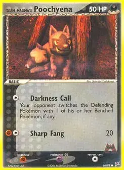 Team Magma's Poochyena #66