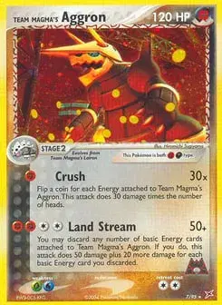 Team Magma's Aggron Team Magma vs Team Aqua
