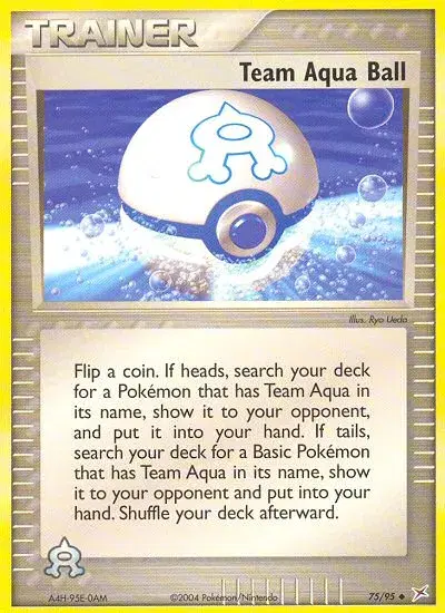 Team Aqua Ball Team Magma vs Team Aqua 75
