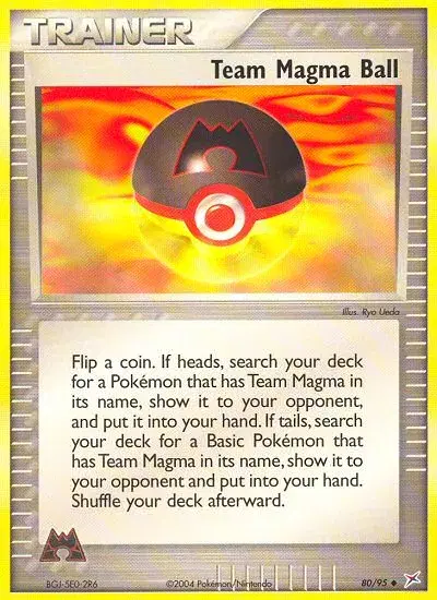 Team Magma Ball Team Magma vs Team Aqua 80