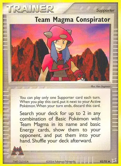 Team Magma Conspirator Team Magma vs Team Aqua 82