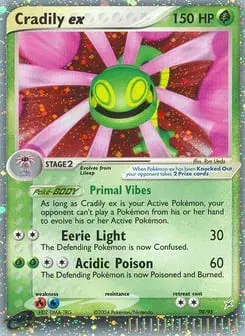 Cradily ex Team Magma vs Team Aqua