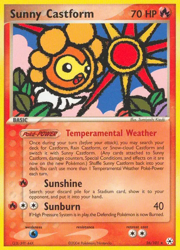 Sunny Castform Hidden Legends 26