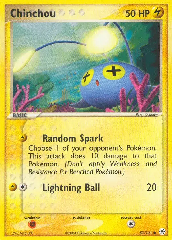 Chinchou Hidden Legends 57
