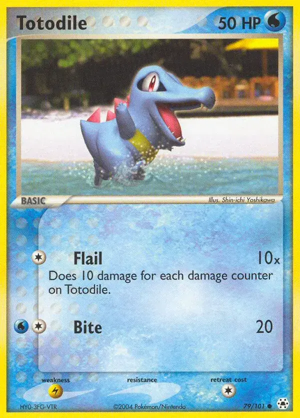 Totodile Hidden Legends 79