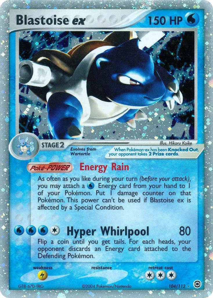 Blastoise ex FireRed & LeafGreen 104