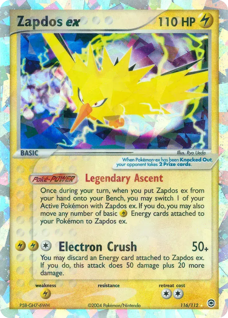 Zapdos ex FireRed & LeafGreen 116