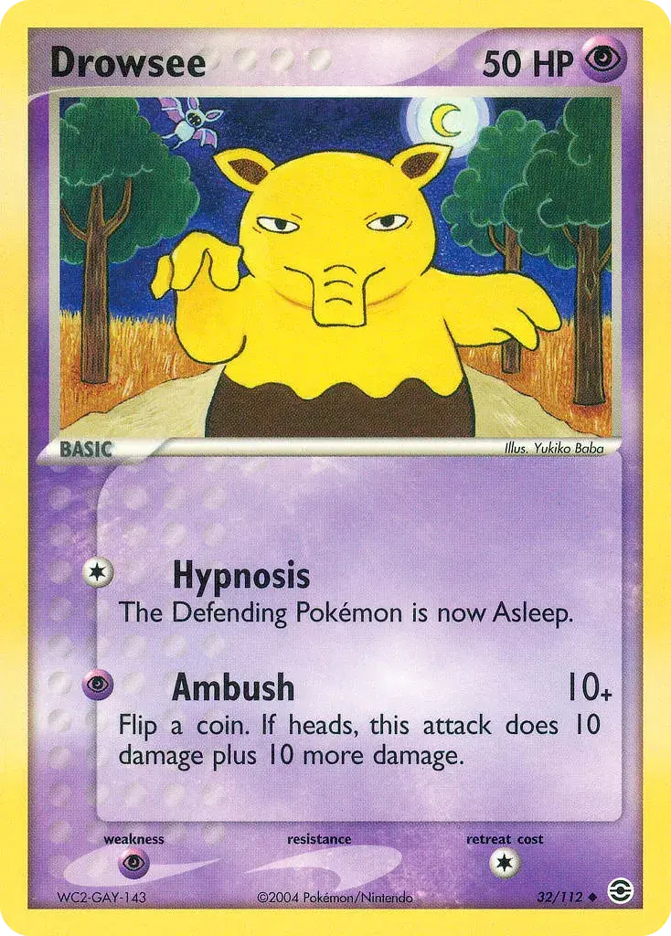 Drowzee FireRed & LeafGreen 32