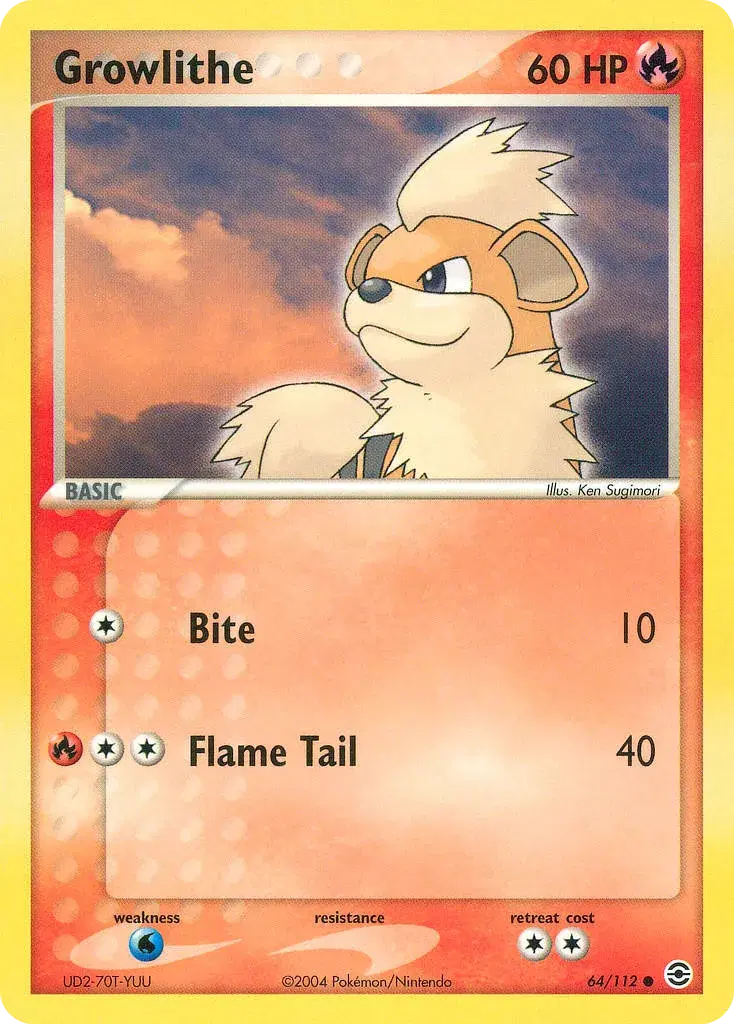 Growlithe FireRed & LeafGreen 64