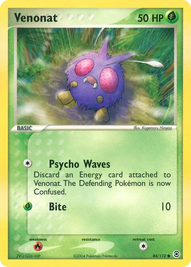 Venonat FireRed & LeafGreen 84