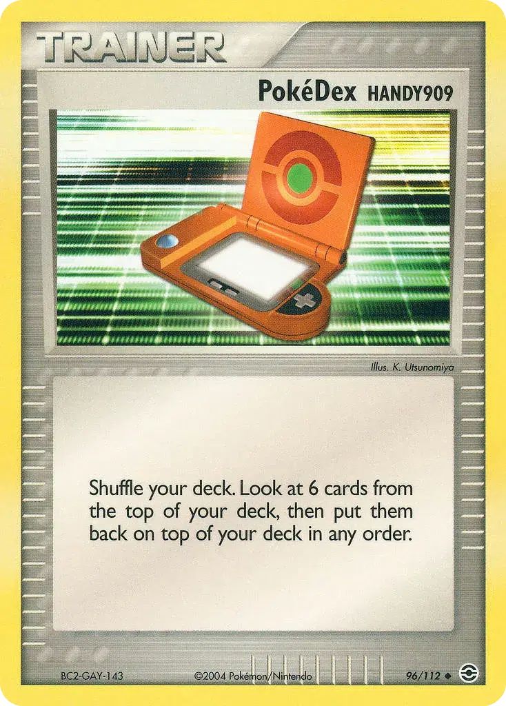 PokéDex HANDY909 FireRed & LeafGreen 96