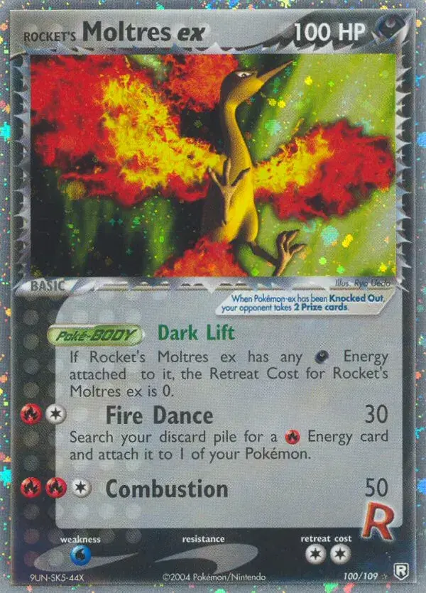 Rocket's Moltres ex Team Rocket Returns 100