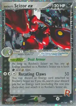Rocket's Scizor ex #101