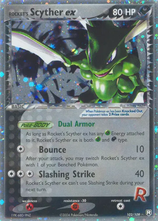Rocket's Scyther ex Team Rocket Returns 102