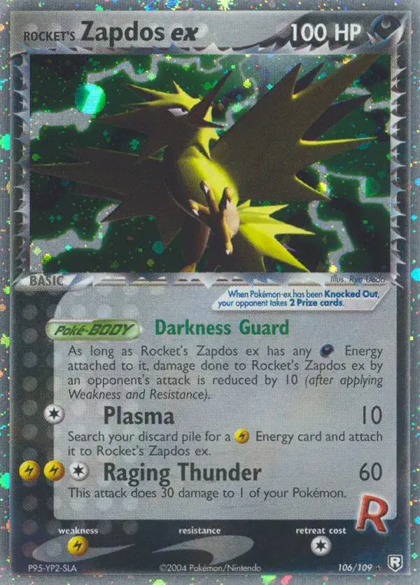 Rocket's Zapdos ex Team Rocket Returns 106