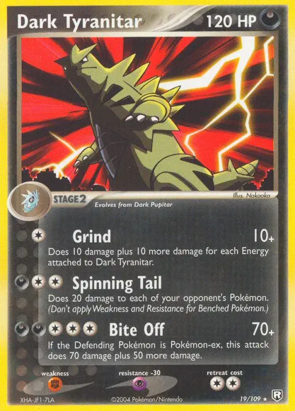 Dark Tyranitar Team Rocket Returns 19