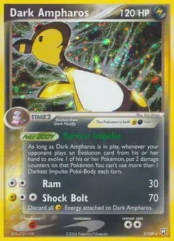 Dark Ampharos Team Rocket Returns