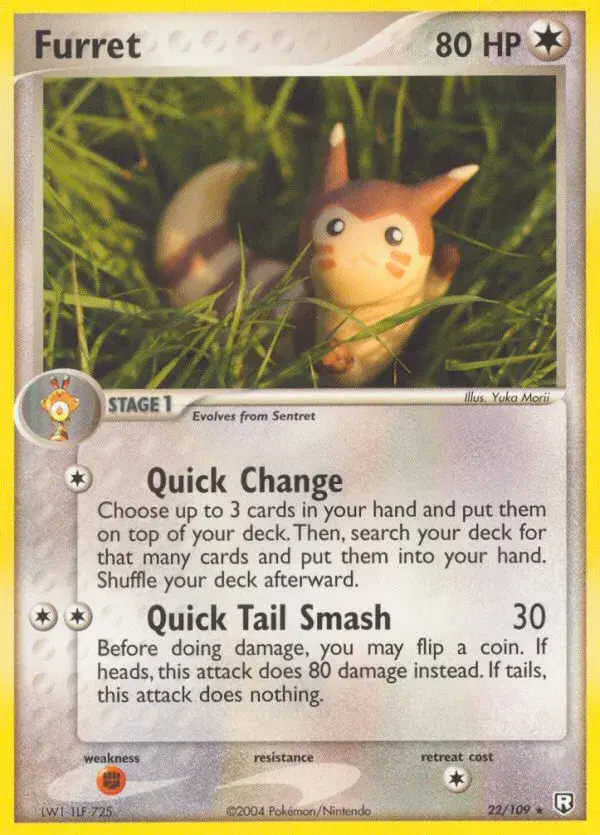 Furret Team Rocket Returns 22