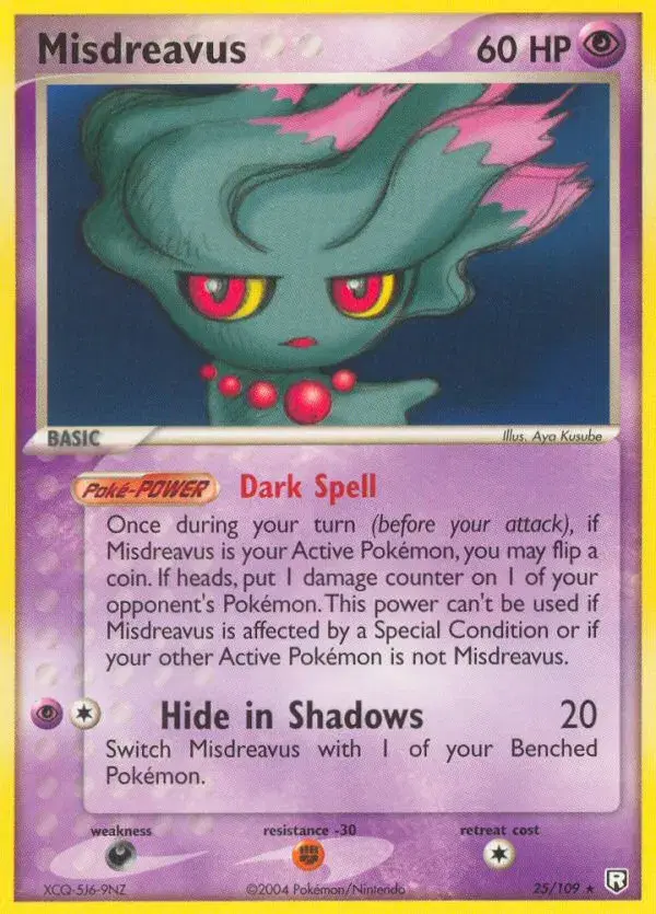 Misdreavus Team Rocket Returns 25