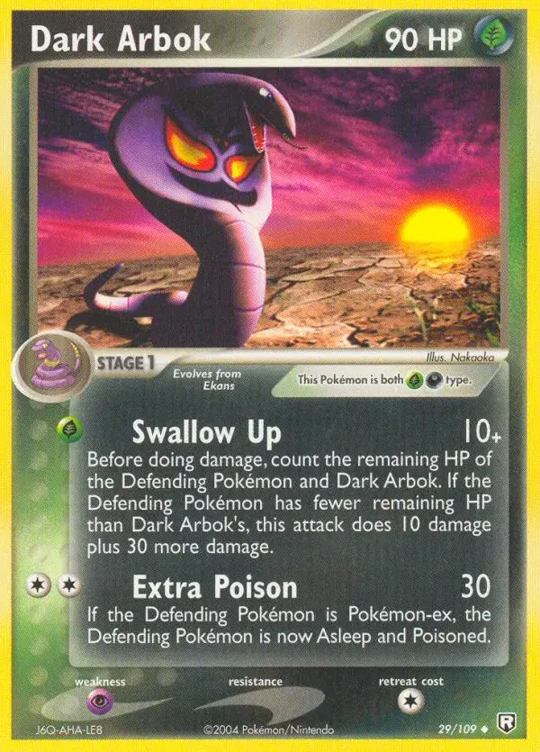 Dark Arbok Team Rocket Returns 29